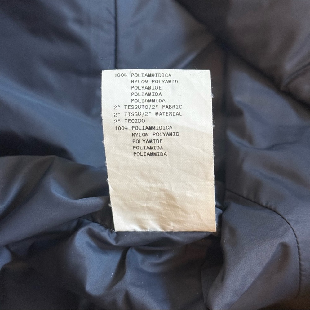 Armani Callezioni Navy Blazer Style Quilted Jacket Womens Size 4 - Picture 12 of 12